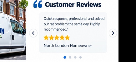 East London Pest Control van